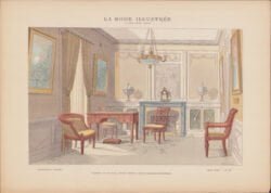 La mode Cabinet de Travail Style Empire April 1899 nr 18