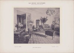a mode Petit salon Louis XV  Aout 1901 nr 34