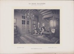 La mode Hall Vestibule Louis XIII  September 1901 nr 39
